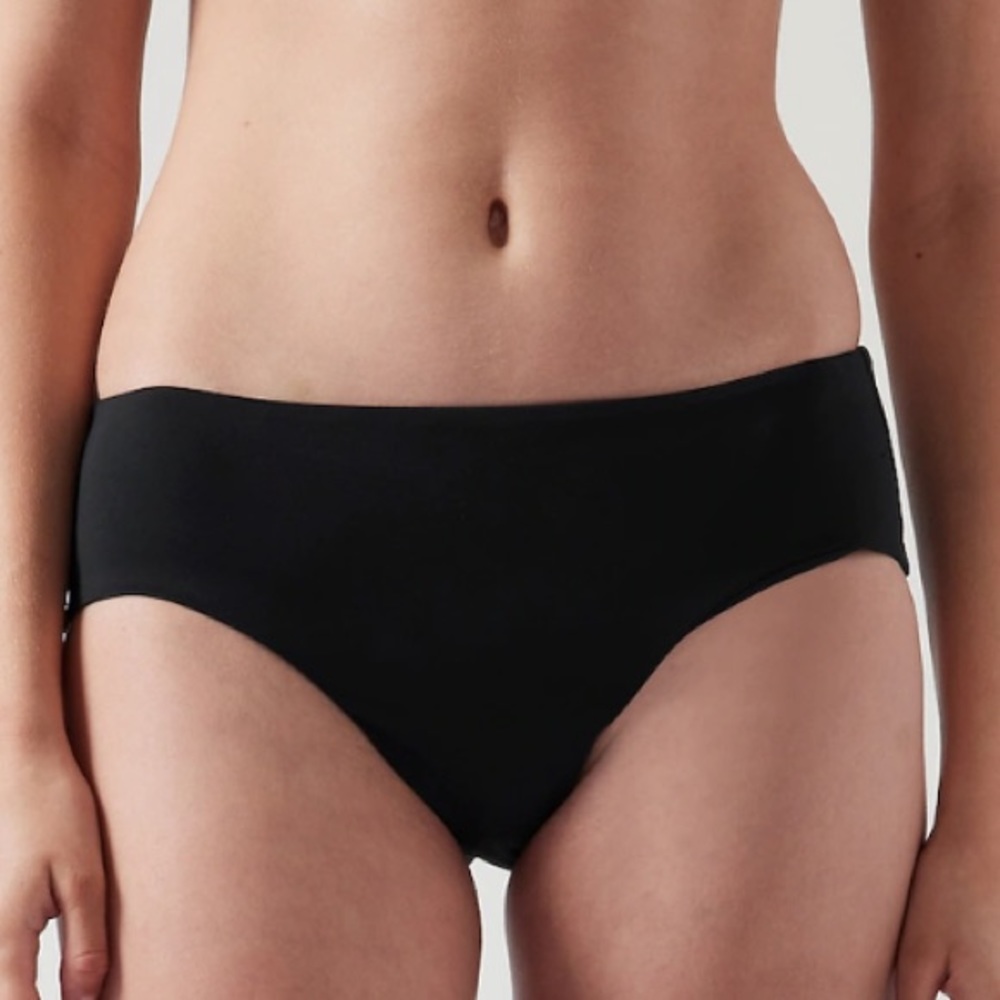 Brand new tags on black Women’s Athleta Clean Swim Bikini Bottom Size XS